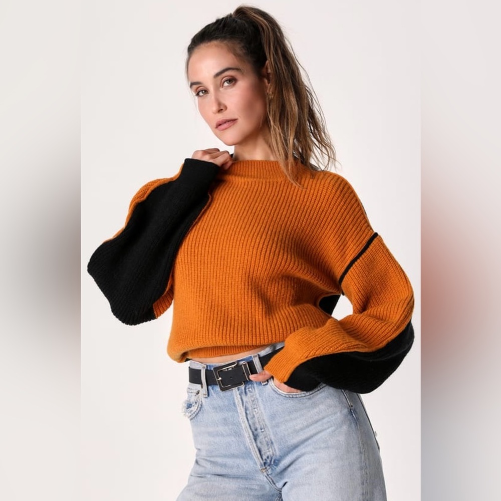 Lulu's Color Block Sweater
